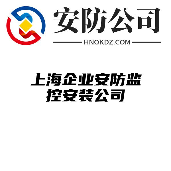 上海企业安防监控安装公司