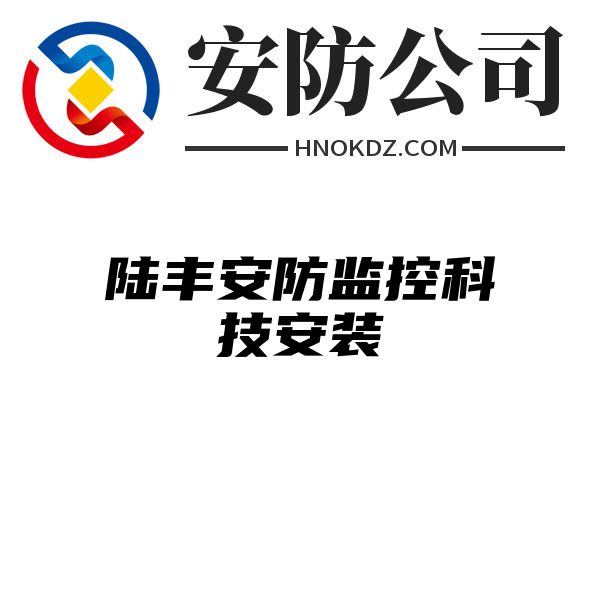 陆丰安防监控科技安装